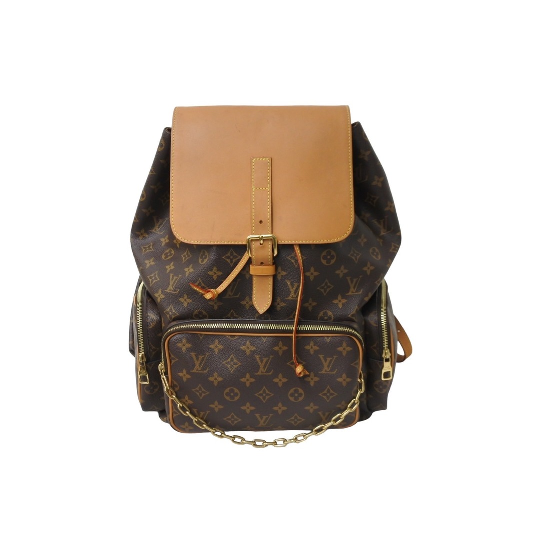 LOUIS VUITTON ルイヴィトン リュック トリオ・バックパック モノグラム ヴァージル M44658 ゴールド金具 美品  55413