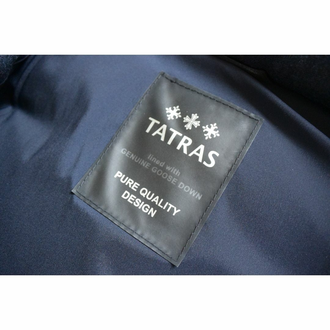 TATRAS(タトラス)のTATRAS　ダウンベスト　ウール　ネイビー　01 メンズのジャケット/アウター(ダウンベスト)の商品写真