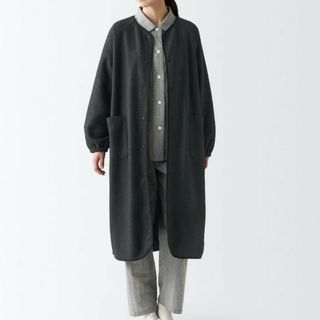 ムジルシリョウヒン(MUJI (無印良品))の無印良品　なめらかフリース　ロングカーディガン(カーディガン)