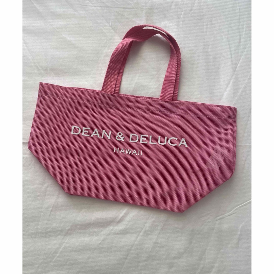 ハワイDEAN&DELUCAピンク トートバッグ S