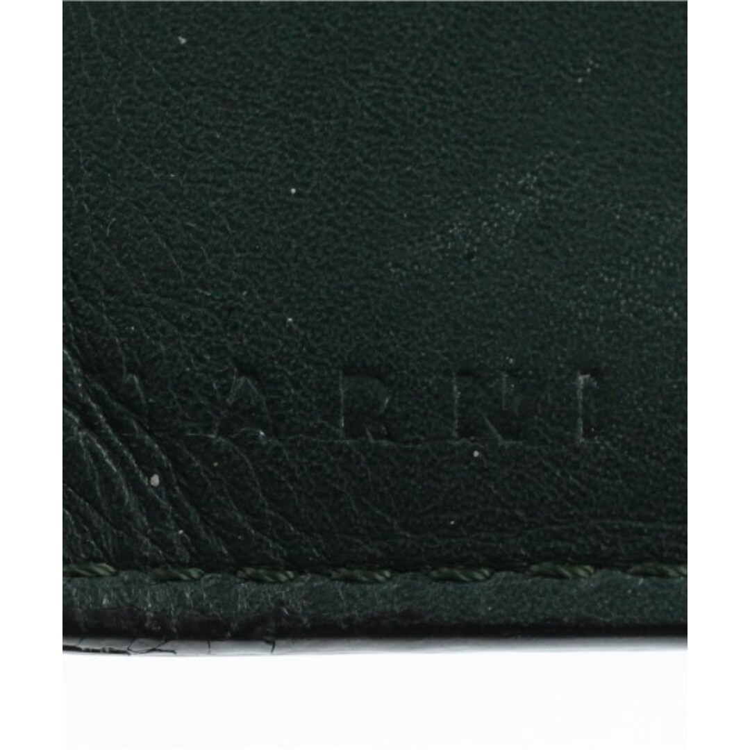 Marni(マルニ)のMARNI マルニ 財布・コインケース - 緑x茶 【古着】【中古】 メンズのファッション小物(折り財布)の商品写真