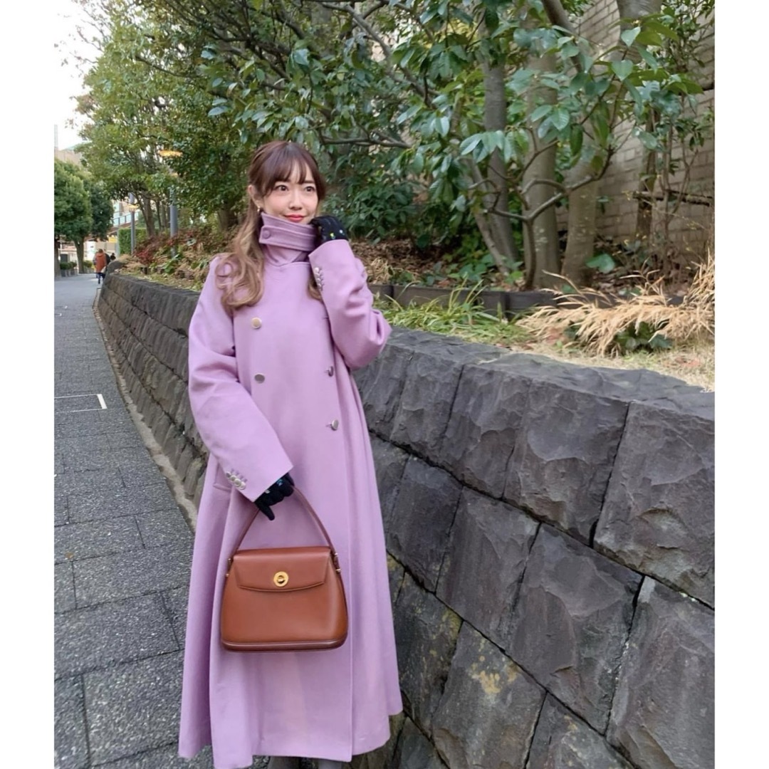 Ameri VINTAGE(アメリヴィンテージ)のAmeriVINTAGE charm flare.long coat コート S レディースのジャケット/アウター(ロングコート)の商品写真