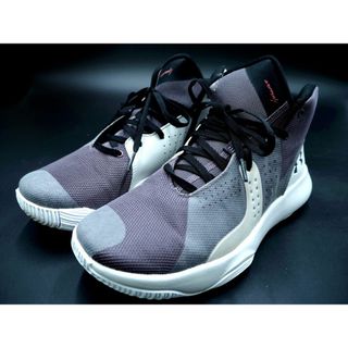 アンダーアーマー(UNDER ARMOUR)のUNDER ARMOUR アンダーアーマー 3021266-102 アノーマリー バスケットボール ハイカット スニーカー size27/グレー ■■ メンズ(スニーカー)