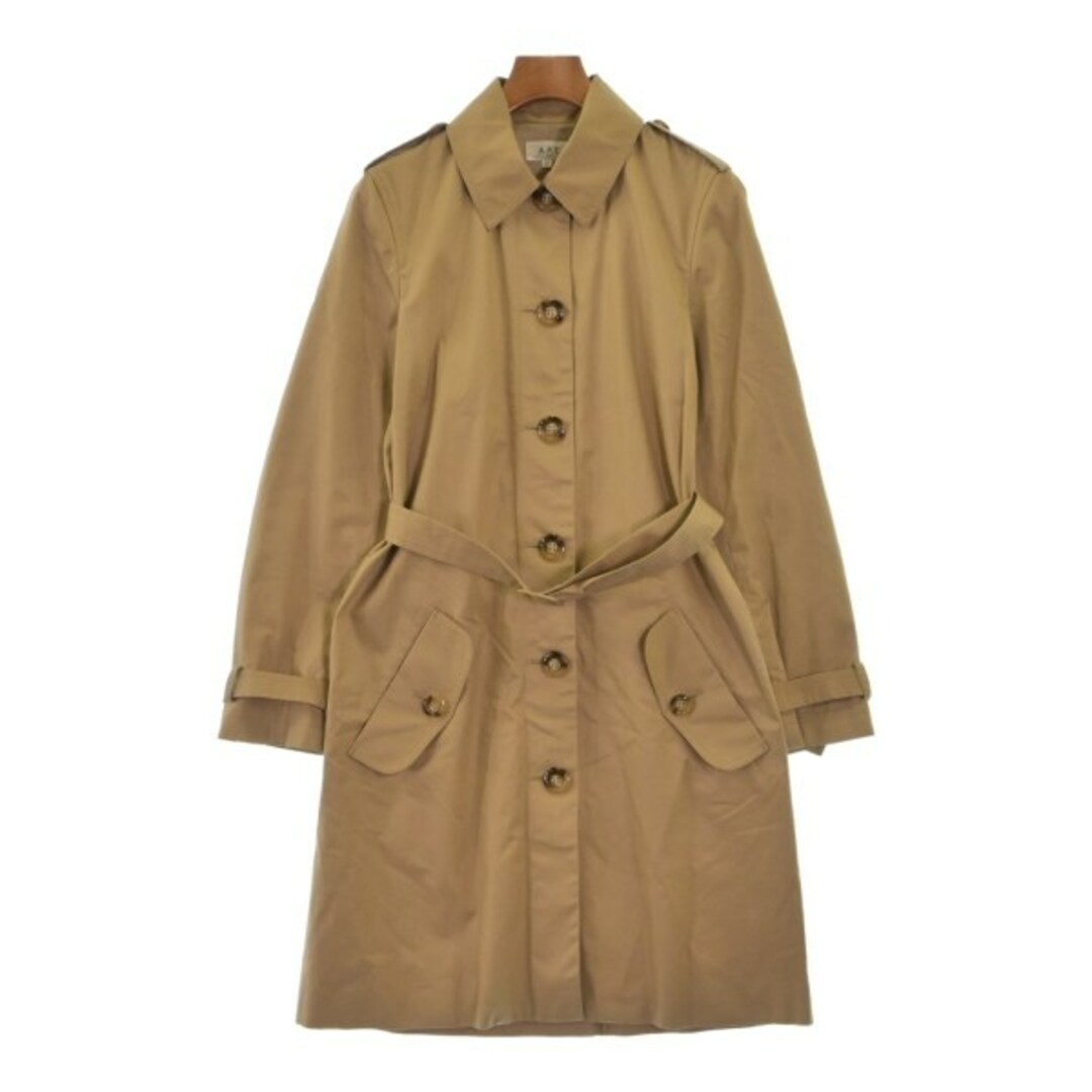 A.P.C. アーペーセー ステンカラーコート S ベージュ 【古着】-