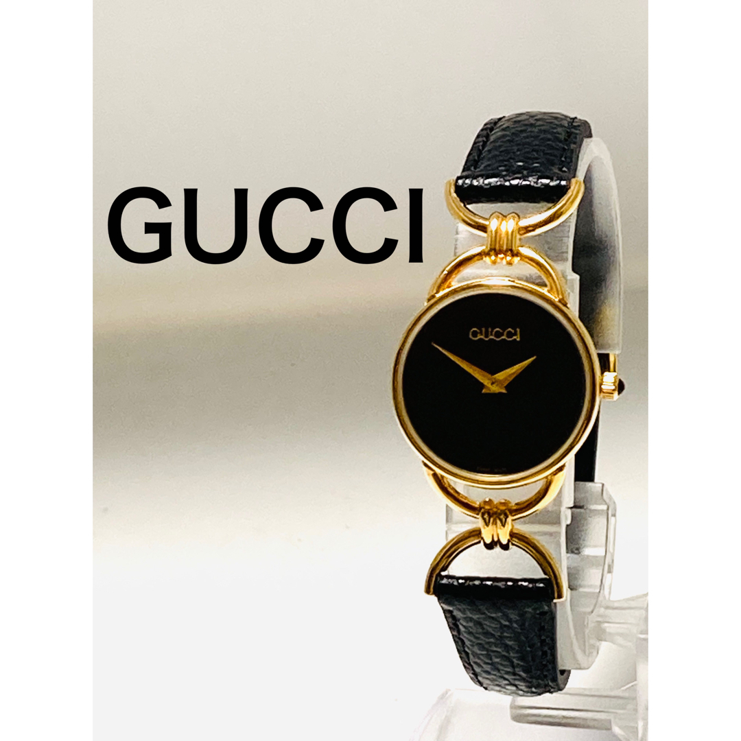 美品！ GUCCI グッチ 電池u0026ベルト新品 レディース腕時計-