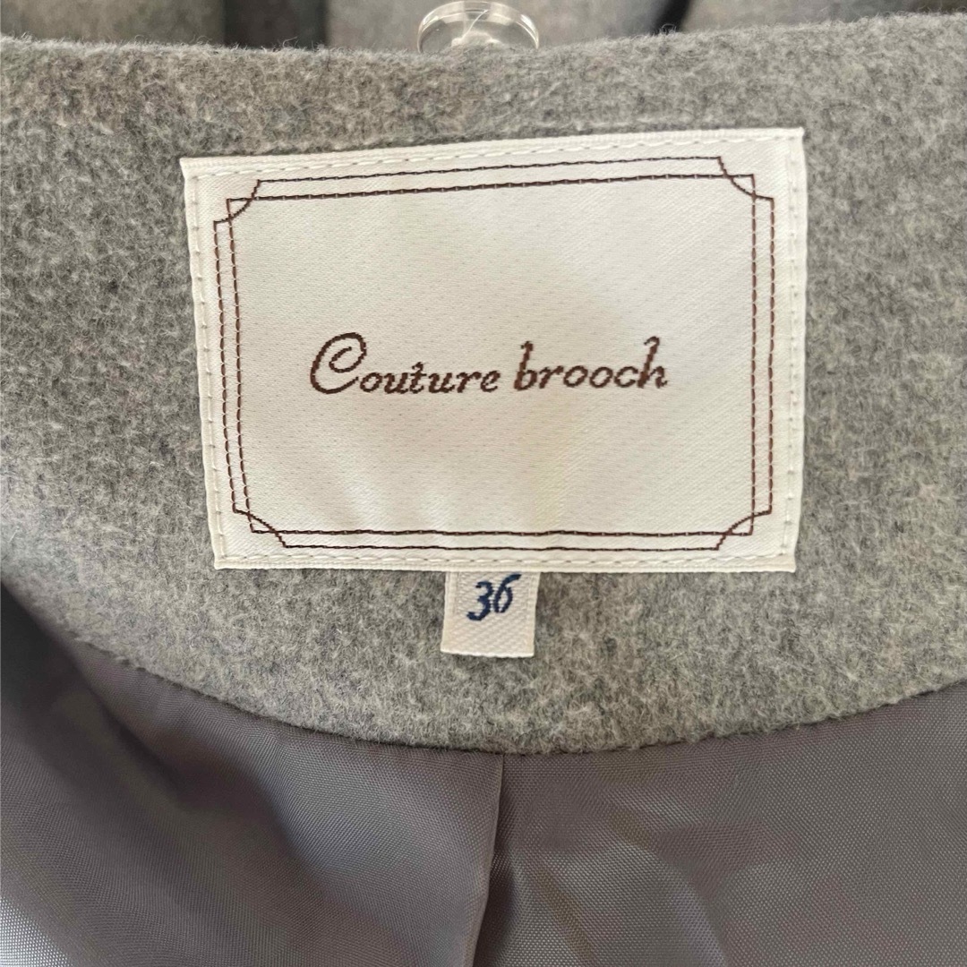 Couture Bromch  ノーカラーコート　サイズM