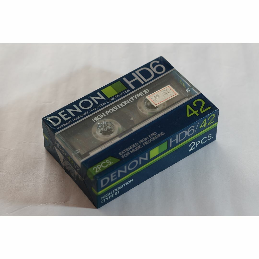 DENON(デノン)の新品未開封　オーディオカセット　DENON HD6/42　2本セット スマホ/家電/カメラのオーディオ機器(その他)の商品写真