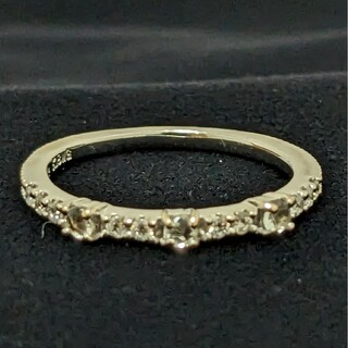 ヨンドシー(4℃)の332 4℃色石ダイヤリングK18WGホワイトゴールド1.8g(リング(指輪))