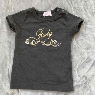 レディー(Rady)の【ちびrady】ロゴ刺繍Tシャツ【90】(Tシャツ/カットソー)