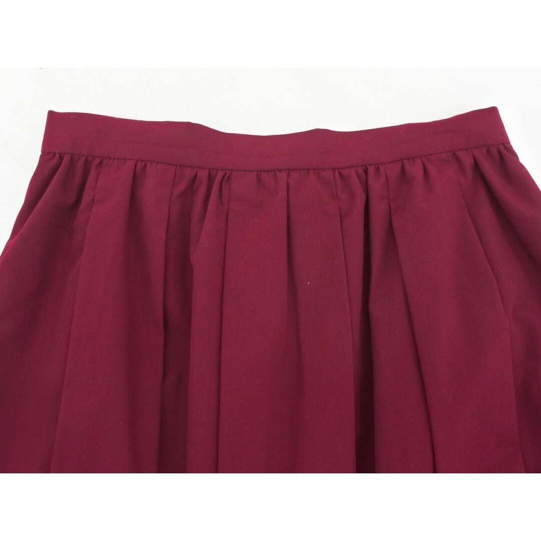 UNTITLED(アンタイトル)のDessin UNTITLED デッサンアンタイトル フレア スカート size2/赤 ■■ レディース レディースのスカート(ロングスカート)の商品写真