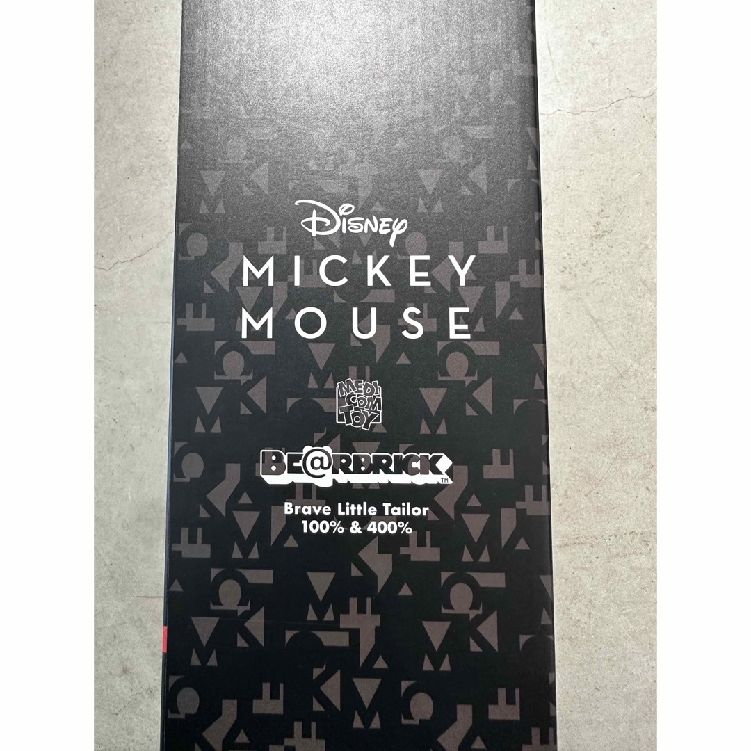 MEDICOM TOY(メディコムトイ)のBE@RBRICK MICKEY MOUSE 100％ & 400％　新品未使用 ハンドメイドのおもちゃ(フィギュア)の商品写真