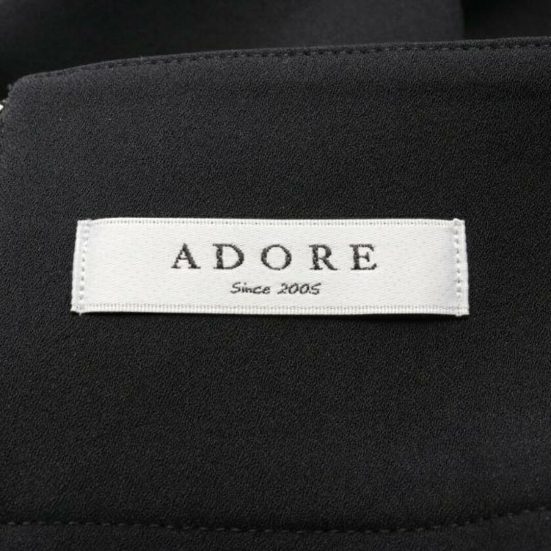 ADORE(アドーア)の ハイウエスト スカート ブラック レディースのスカート(ロングスカート)の商品写真