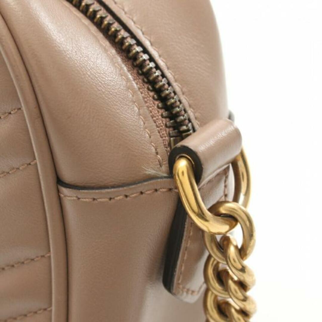 Gucci(グッチ)のGGマーモント チェーンショルダーバッグ レザー ダスティピンク レディースのバッグ(ショルダーバッグ)の商品写真