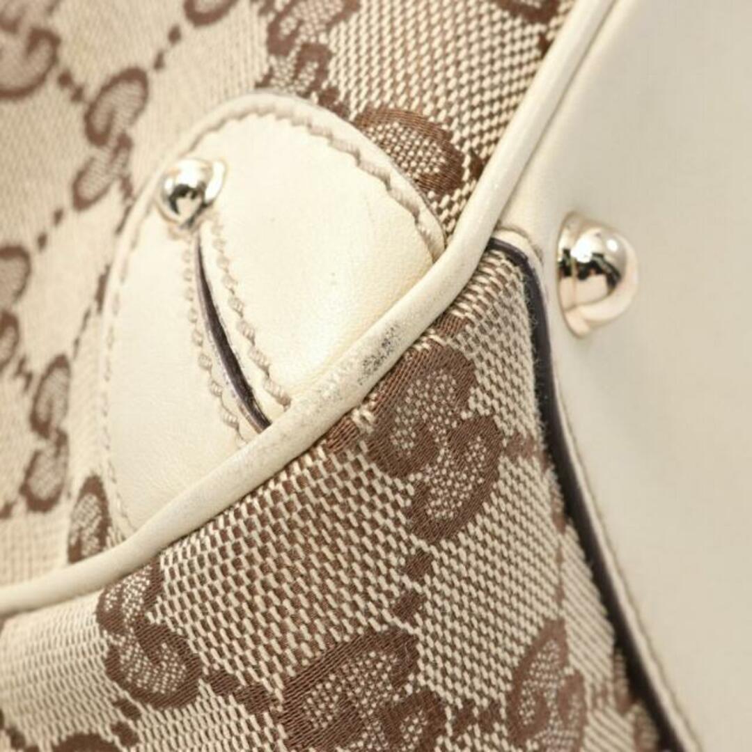 Gucci - GGキャンバス ハンドバッグ トートバッグ キャンバス レザー