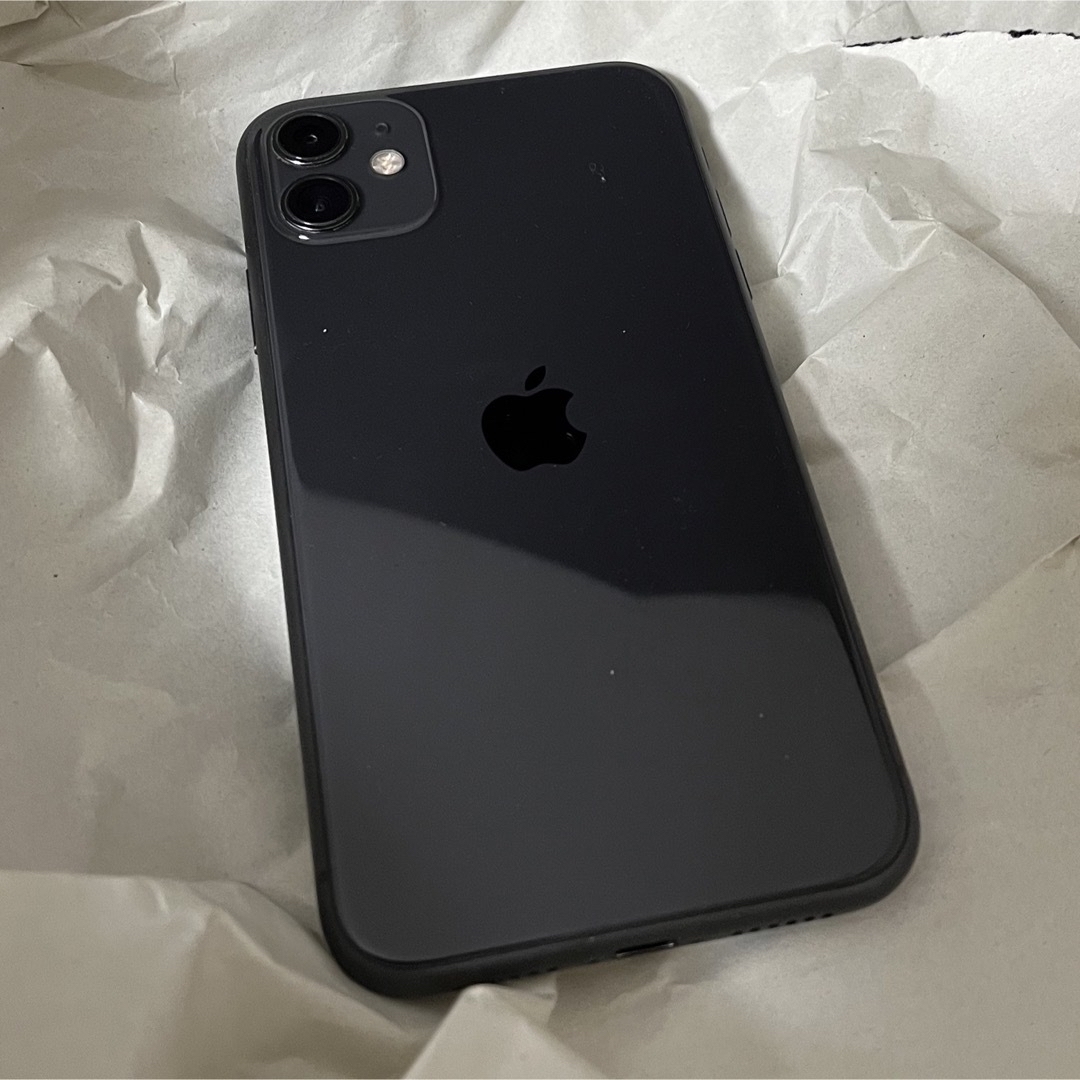 iPhone11 64gb ブラック 本体のみブラック付属品