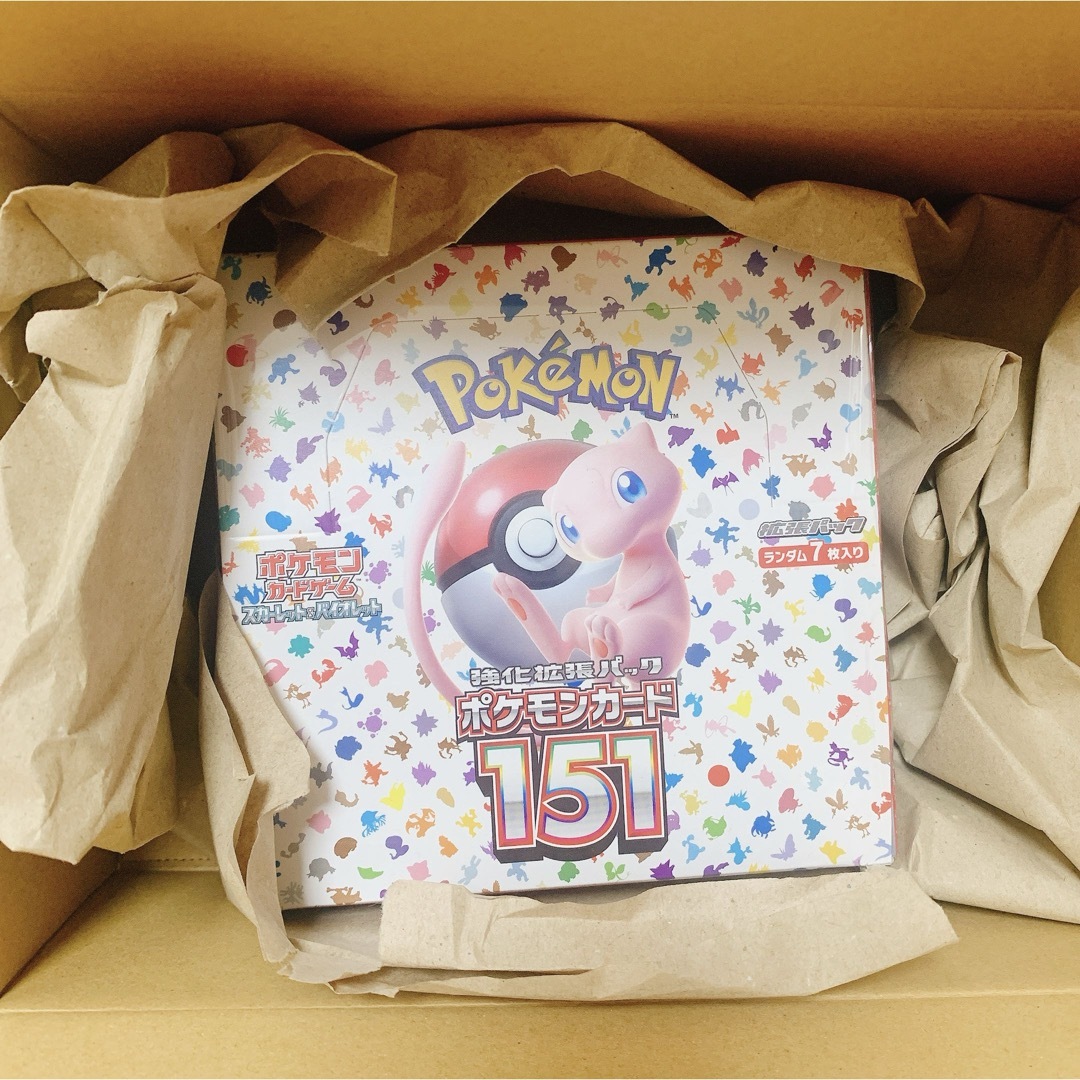 ポケモンカード151 新品未開封 スカーレット＆バイオレット 強化拡張1BOX