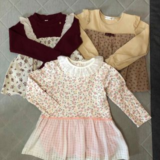 キムラタン(キムラタン)のBeBe 他3着　チェニック　size120(ワンピース)