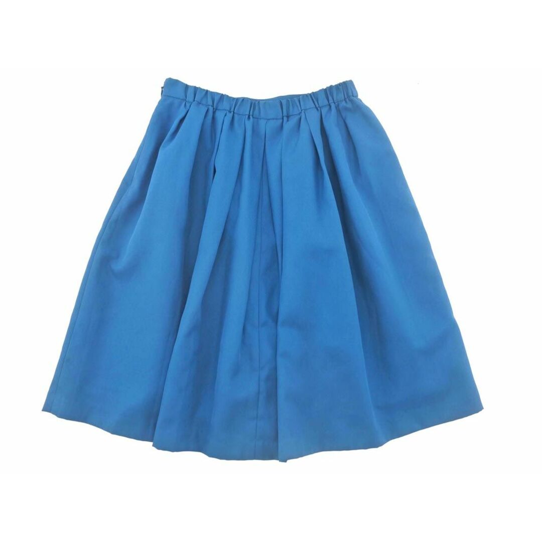 aquagirl(アクアガール)のAG by aquagirl エージーバイアクアガール タック スカート sizeS/青 ■■ レディース レディースのスカート(ミニスカート)の商品写真