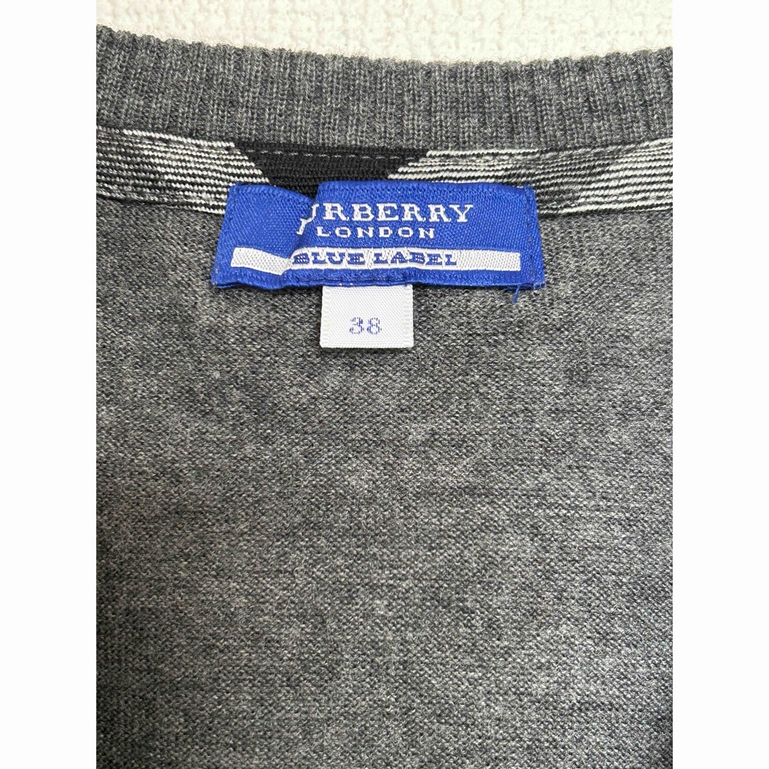 BURBERRY BLUE LABEL(バーバリーブルーレーベル)のバーバリー　ブルーレーベル　ボレロカーディガン キッズ/ベビー/マタニティのキッズ服女の子用(90cm~)(カーディガン)の商品写真