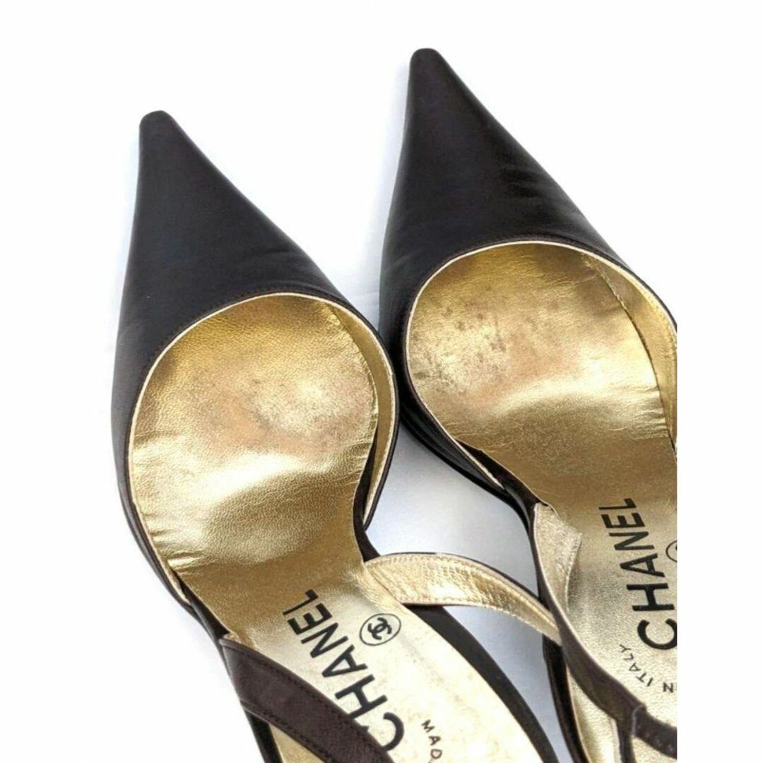 CHANEL ブーティ ショートブーツ パンプス 2way ミドル レザー 革 CHANEL ブーティ ショートブーツ パンプス 2way ミドル レザー 革