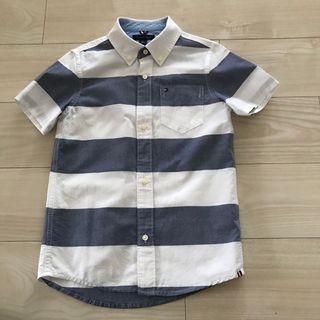 トミーヒルフィガー(TOMMY HILFIGER)のTOMMY HILFIGER キッズ　半袖　シャツ　Sサイズ(ブラウス)