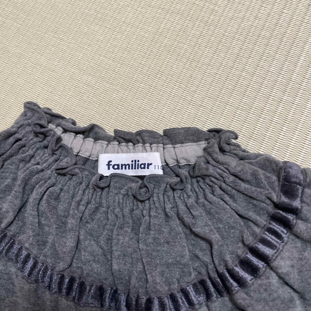 familiar(ファミリア)のファミリア　長袖シャツ　110 キッズ/ベビー/マタニティのキッズ服女の子用(90cm~)(Tシャツ/カットソー)の商品写真