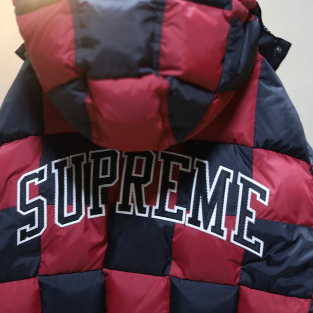 Supreme Checkerboard Puffy Jacket 19AW 4