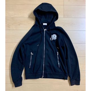 モンクレール(MONCLER)のモンクレールパーカー　ダブルワッペン　美品(パーカー)