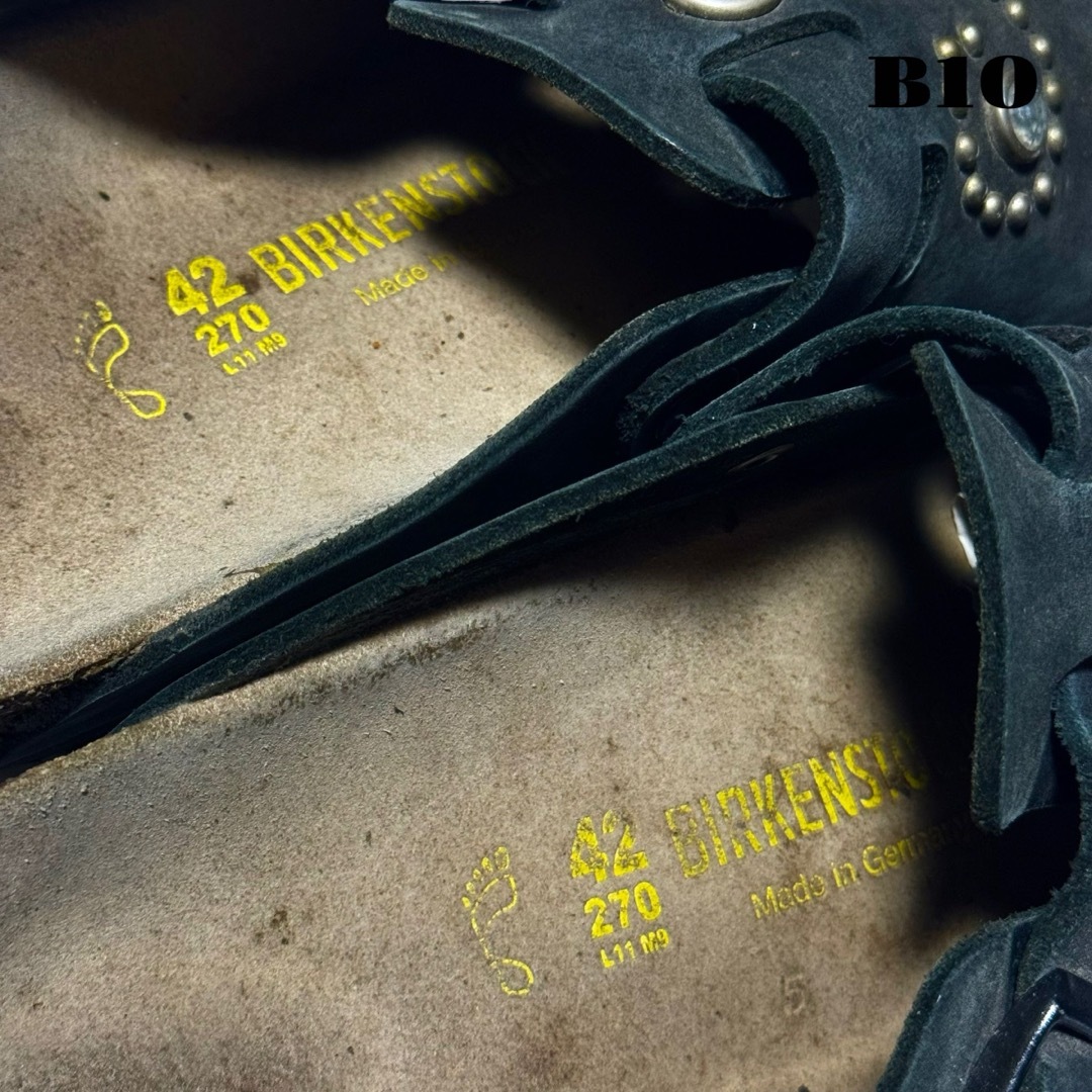 BIRKENSTOCK - 希少品! BIRKENSTOCK HTC ボストン 42 27.0 ブラック