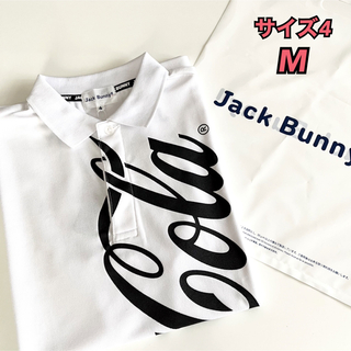 ジャックバニー(JACK BUNNY!!)のジャックバニー　jack bunny コカコーラ　半袖　ポロシャツ　サイズM(ウエア)