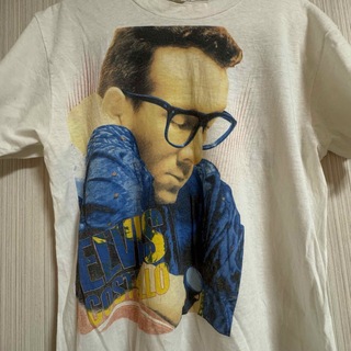 貴重：エルビス・コステロ、1989年、ビンテージTシャツ(Tシャツ/カットソー(半袖/袖なし))