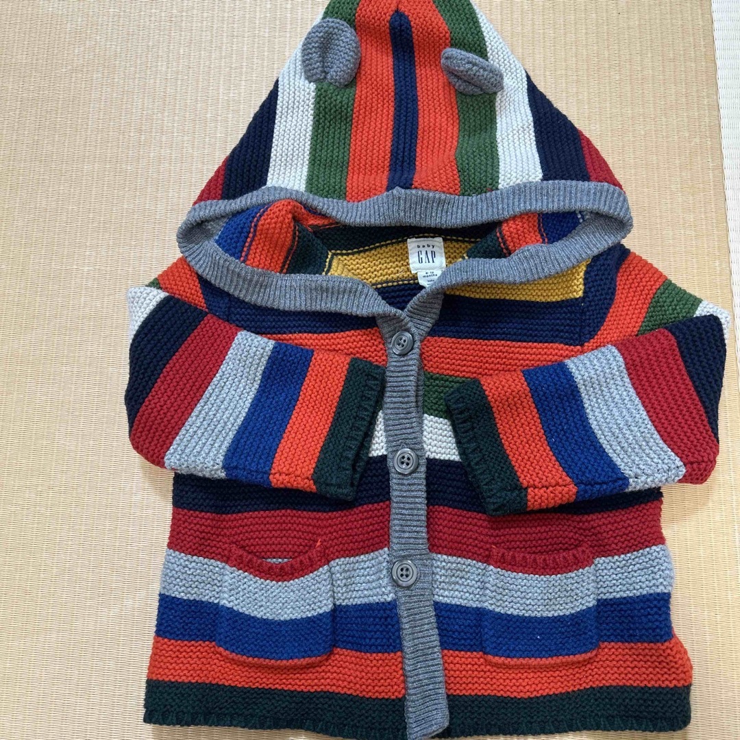 babyGAP(ベビーギャップ)のbabyGap アウター　耳付き♡ キッズ/ベビー/マタニティのキッズ服男の子用(90cm~)(ジャケット/上着)の商品写真