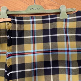 グッチ(Gucci)の期間限定⚫︎GUCCIグッチ22awコレクションチェック柄巻きスカート新品(ロングスカート)