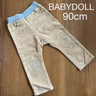 ベビードール(BABYDOLL)の子供服　ベビードール　コーデュロイパンツ　長ズボン　ベージュ　90cm(パンツ/スパッツ)