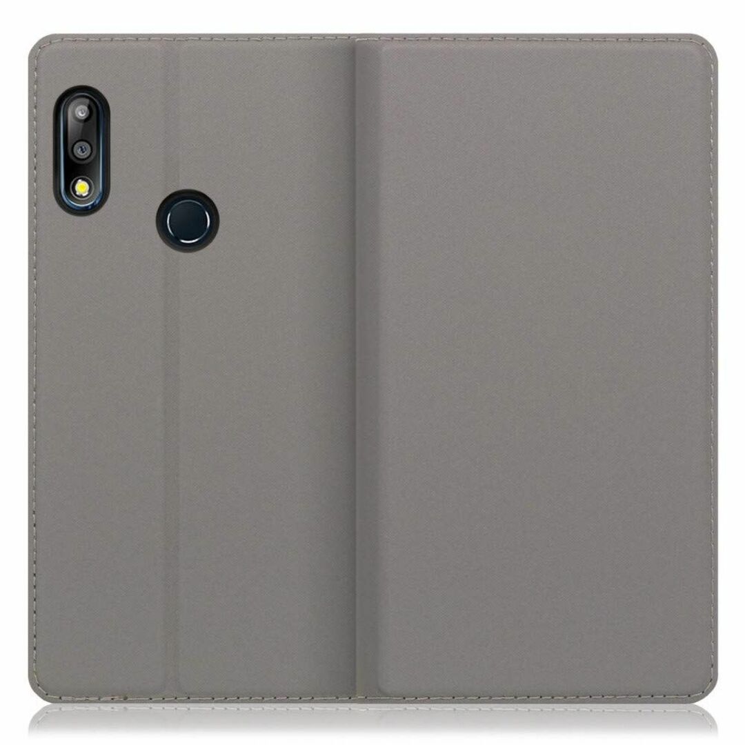 【色: グレー】LOOF SKIN Slim ZenFone Max Pro (