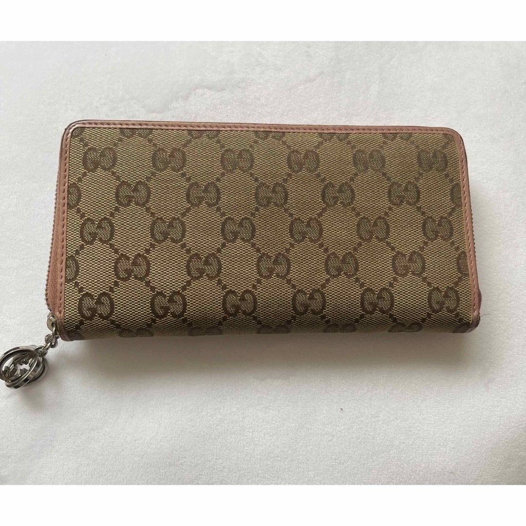 Gucci(グッチ)のGUCCI 財布 GGキャンバス ピンク レディースのファッション小物(財布)の商品写真