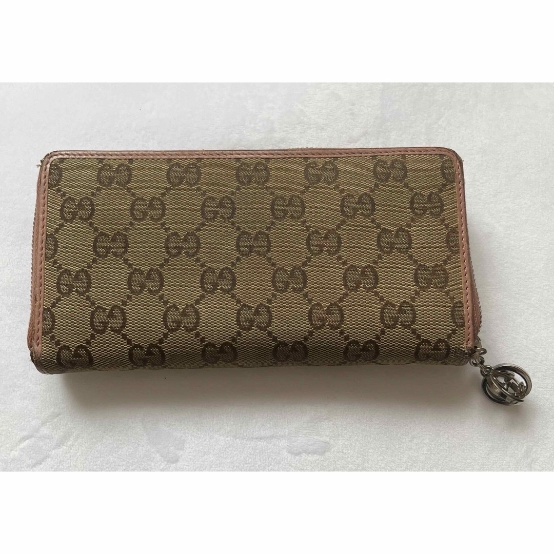 Gucci(グッチ)のGUCCI 財布 GGキャンバス ピンク レディースのファッション小物(財布)の商品写真