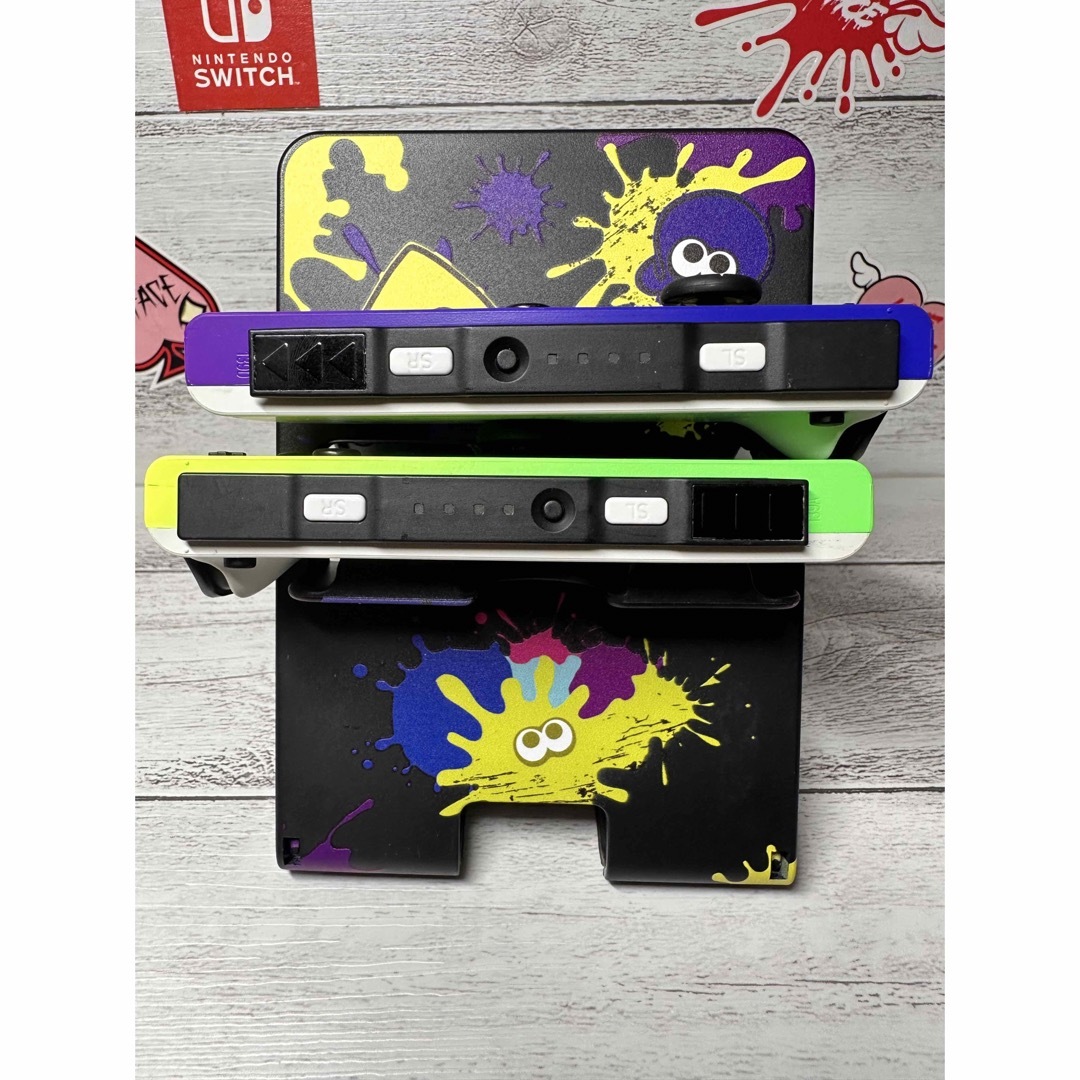 純正品【ledカスタム】スプラトゥーン3Nintendo ジョイコン超美品