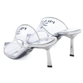 PRADAレザーサンダル24.5美品 メンテ済