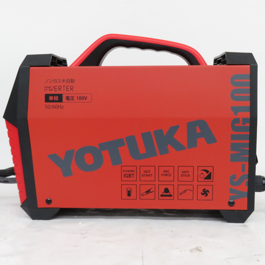 HAIGE ハイガー YOTUKA 100V ノンガス半自動 インバーター MIG溶接機  通電確認のみ YS-MIG100