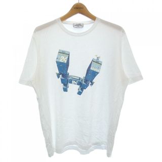 HERMES エルメス Tシャツ サイズ:XS プレーン クルーネック ポケット Tシャツ T-SHIRT A POCHE JERSEY ブラウン イタリア製 ブランド トップス カットソー 半袖 【メンズ】【美品】