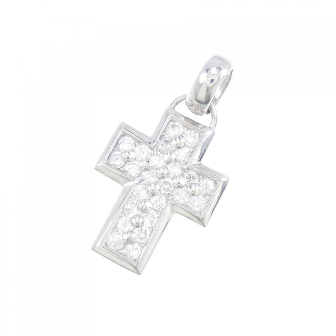 PT クロス ダイヤモンド ペンダント 1.00CT-