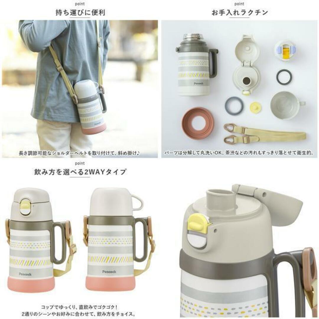 Peacock ２WAYボトル ASNW50 インテリア/住まい/日用品のキッチン/食器(弁当用品)の商品写真