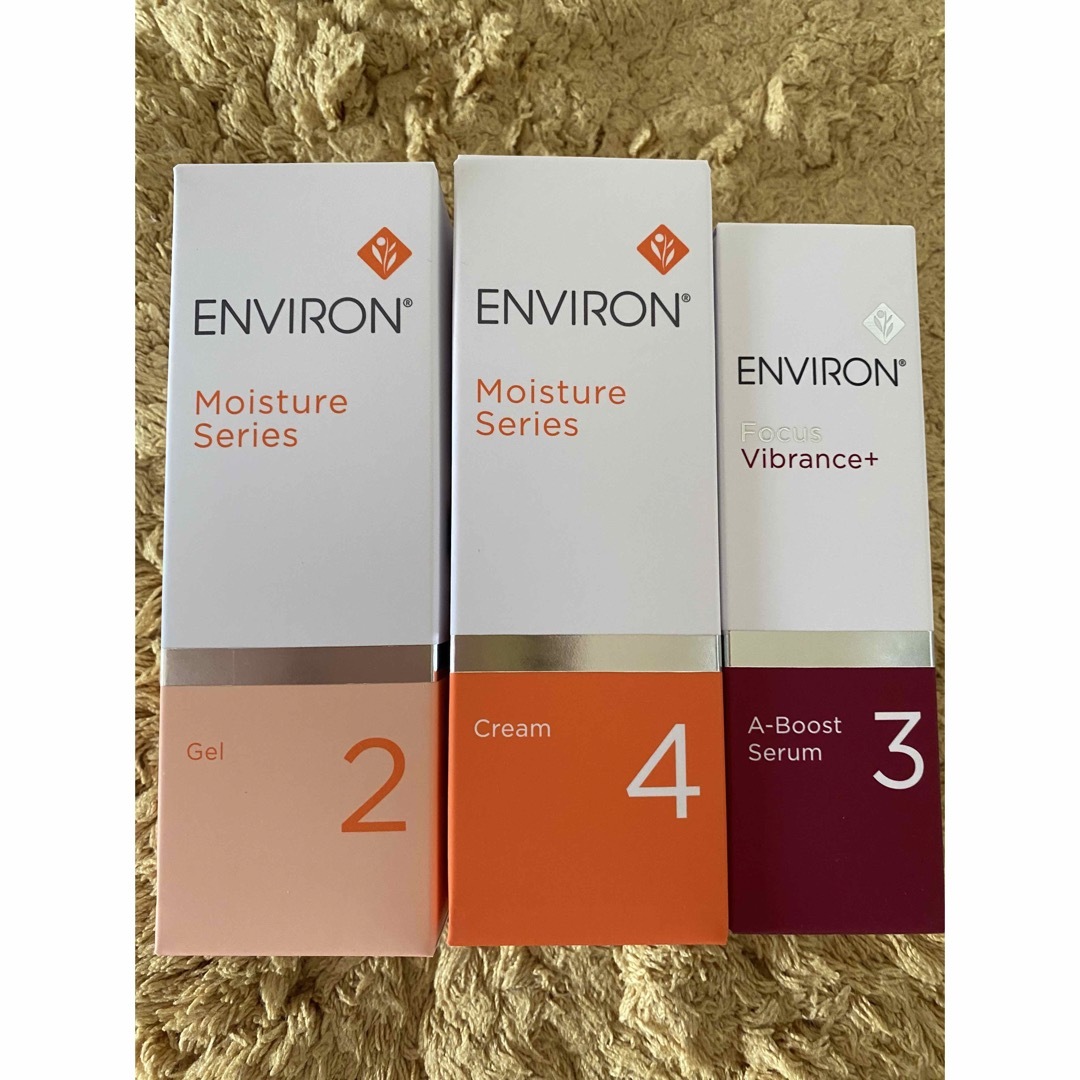 ENVIRON - エンビロンaブースト3.モイスチャージェル2、クリーム4の