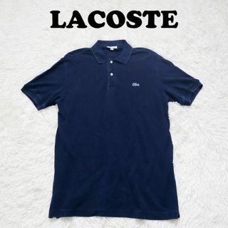 ラコステ(LACOSTE)のラコステ/LACOSTE インディゴ染めポロシャツ PH371EM 半袖(ポロシャツ)