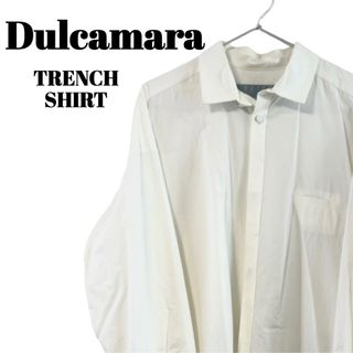 ドゥルカマラ(Dulcamara)のDulcamara｜ドゥルカマラ　ホワイト　よそいき　トレンチシャツ-W 1(シャツ)