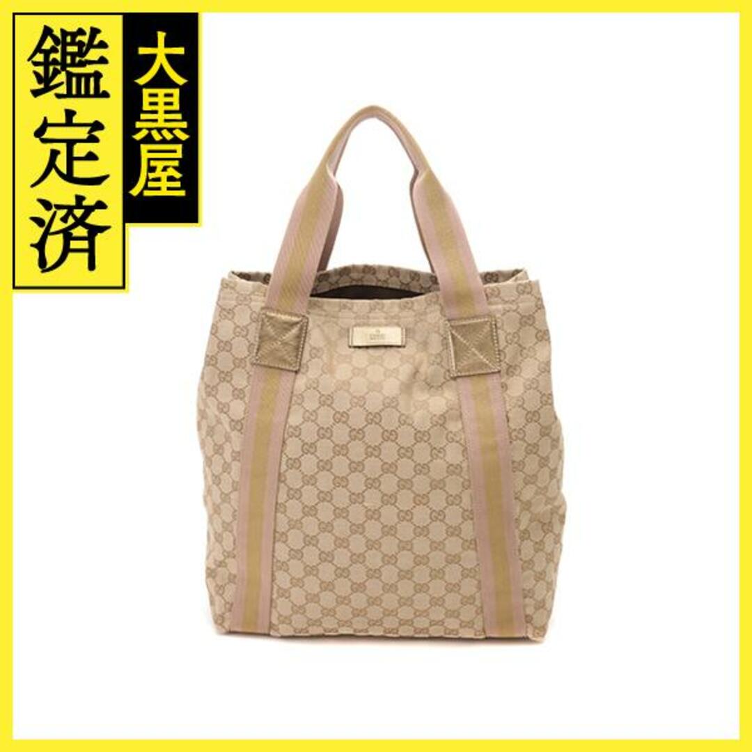 Gucci - グッチ GUCCI GGキャンバス シェリーライン トートバッグ