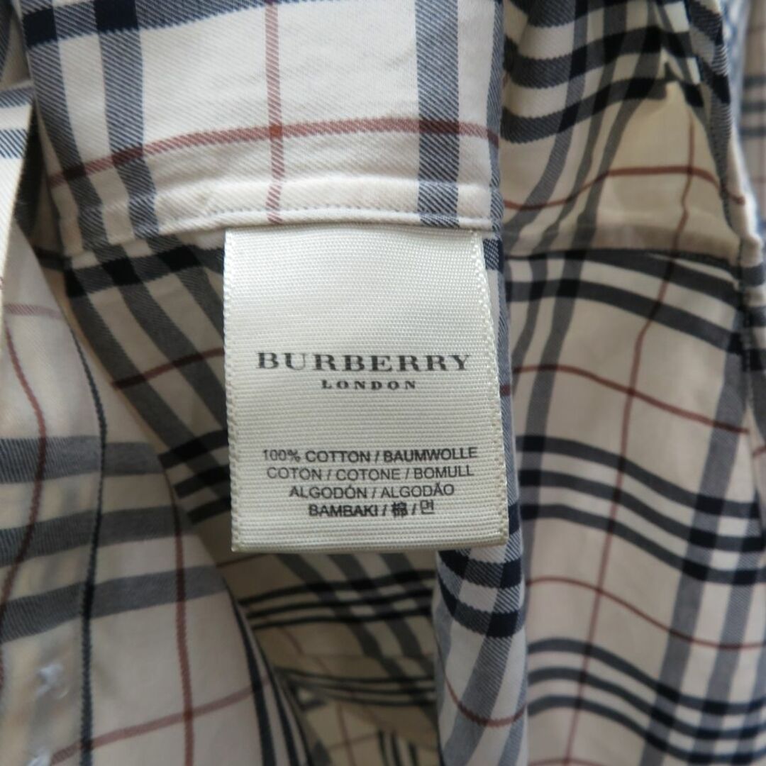 BURBERRY - BURBERRY LONDON CHECK L/S SHIRT SMS-010-05 の通販 by