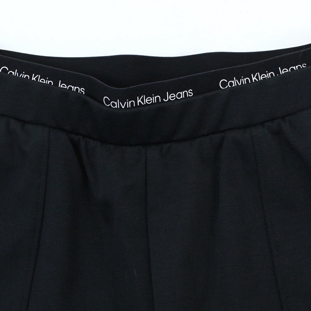 Calvin Klein(カルバンクライン)のCalvin Klein カルバンクライン スプリット ロングパンツ BLACK レディースのパンツ(カジュアルパンツ)の商品写真