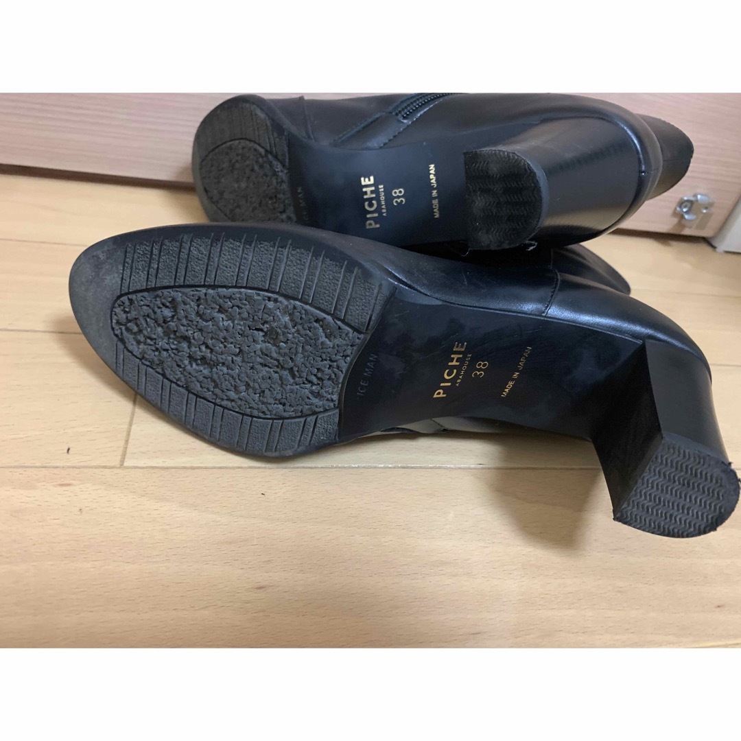 PICHE ABAHOUSE - ショートブーツ ブラックの通販 by かつみ's shop